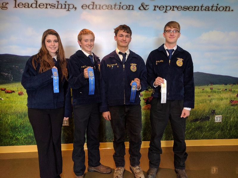 Schools WP Students Qualify for 2017 State FFA