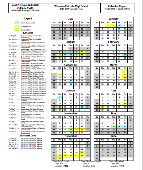 Academic Calendar Template 2018-2019 from www.waunetapalisadeschools.org